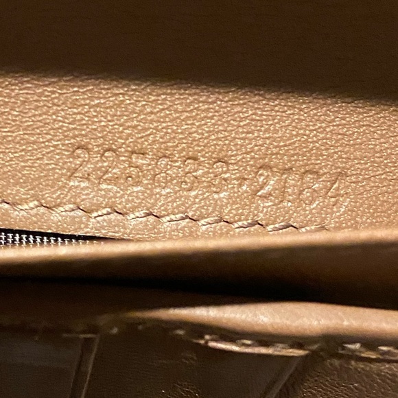 Gucci Wallet Long Floral Canvas Leather Bifold, authentic - Picture 9 of 10